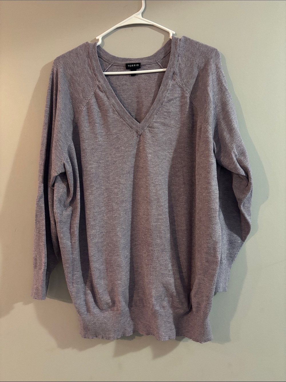 torrid Lavender V-Neck Sweater